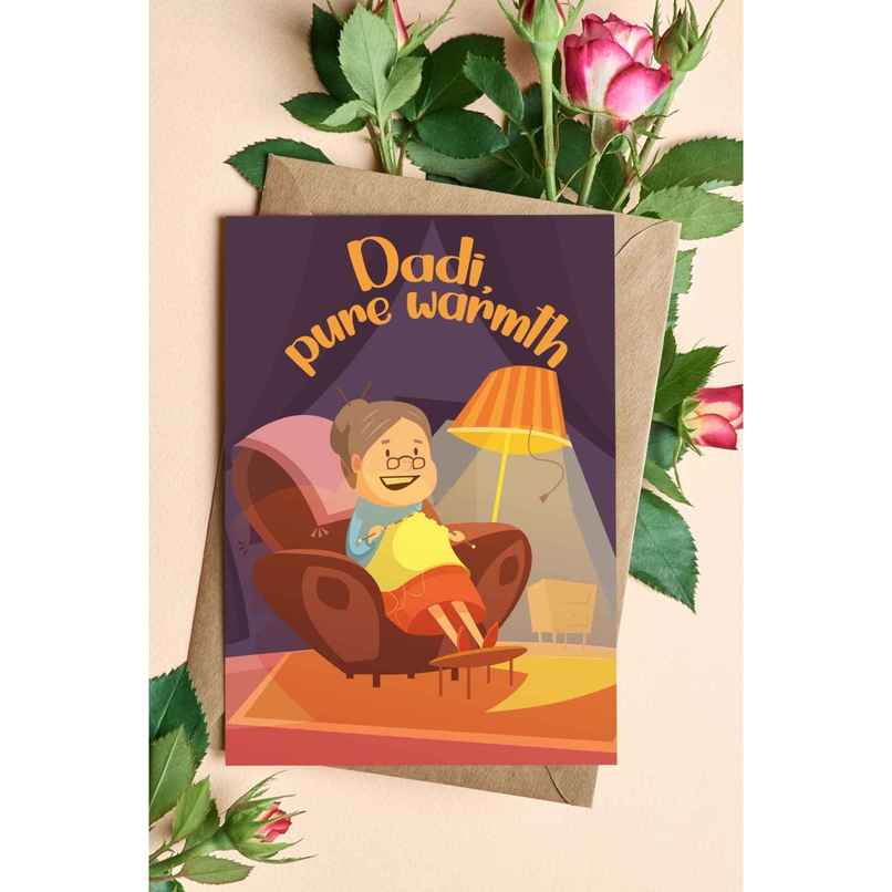 Dadi Pure Warmth Greeting Card | Vibebling Dadi Pure Warmth Greeting Card | Vibebling