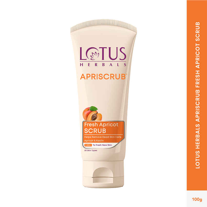 Lotus Herbals Apriscrub Fresh Apricot Exfoliating Face Scrub
