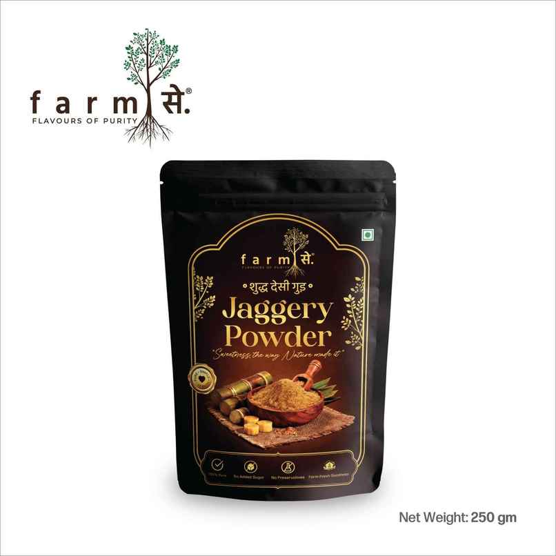 Farmse Chemical Free & Pure Jaggery Powder Farmse Chemical Free & Pure Jaggery Powder
