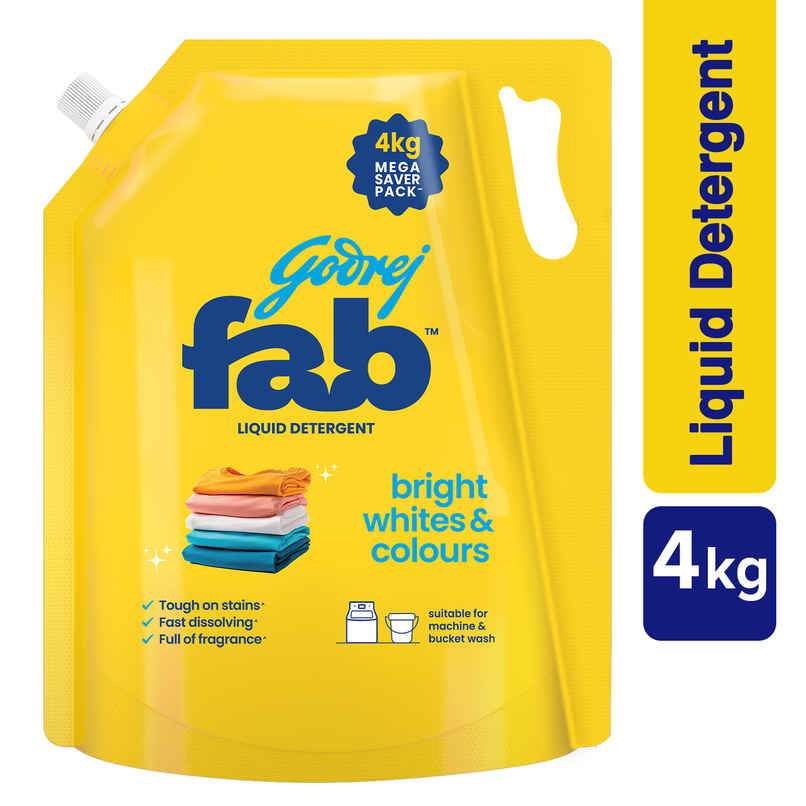 Godrej Fab Liquid Detergent Refill Pouch for Machine