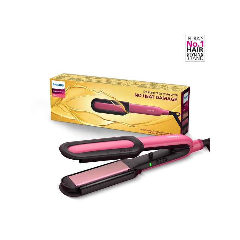 Philips India's No.1 Hair Styling Brand NourishCare Hair Straightener | BHS522/00
