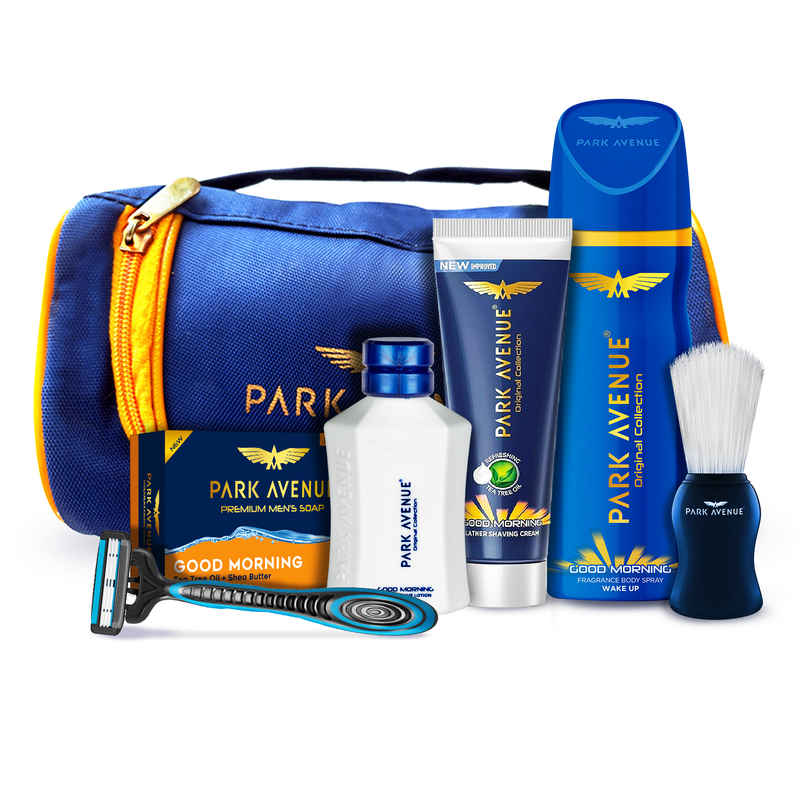 Park Avenue Good Morning 7in1 Premium Grooming Kit Gift For Men Park Avenue Good Morning 7in1 Premium Grooming Kit Gift For Men