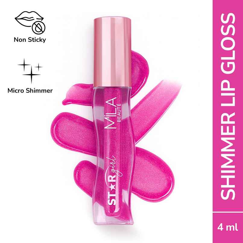 Mila Beaute Star Girl Shimmer Lip Gloss Plumping Hydrating With Peptides Collagen Stardust Mila Beaute Star Girl Shimmer Lip Gloss Plumping Hydrating With Peptides Collagen Stardust