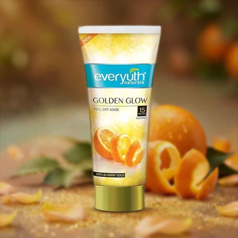Everyuth Naturals Advanced Golden Glow Peel Off Mask for Instant Glow Skin Everyuth Naturals Advanced Golden Glow Peel Off Mask for Instant Glow Skin