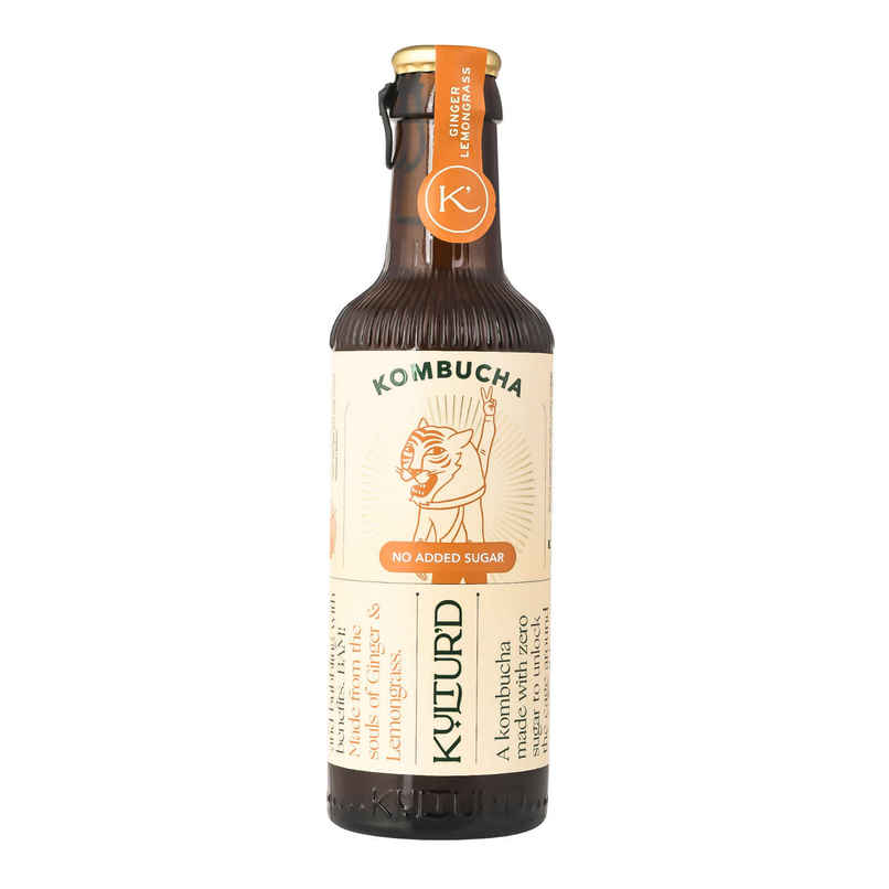 Kultur'D Kombucha Ginger Lemongrass Kombucha Kultur'D Kombucha Ginger Lemongrass Kombucha