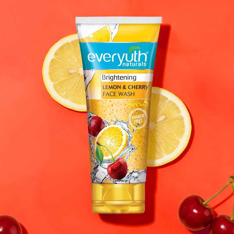 Everyuth Naturals Face Wash - Brightening Lemon & Cherry Everyuth Naturals Face Wash - Brightening Lemon & Cherry