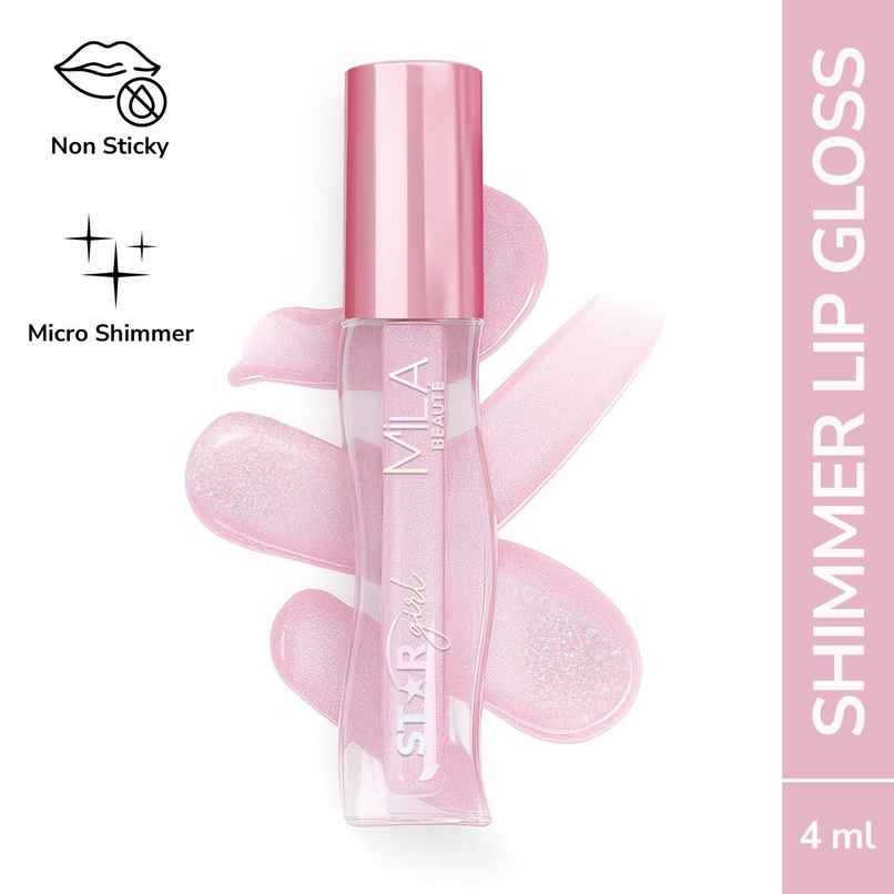 Mila Beaute Star Girl Shimmer Lip Gloss Plumping Hydrating With Peptides Collagen Prism Mila Beaute Star Girl Shimmer Lip Gloss Plumping Hydrating With Peptides Collagen Prism