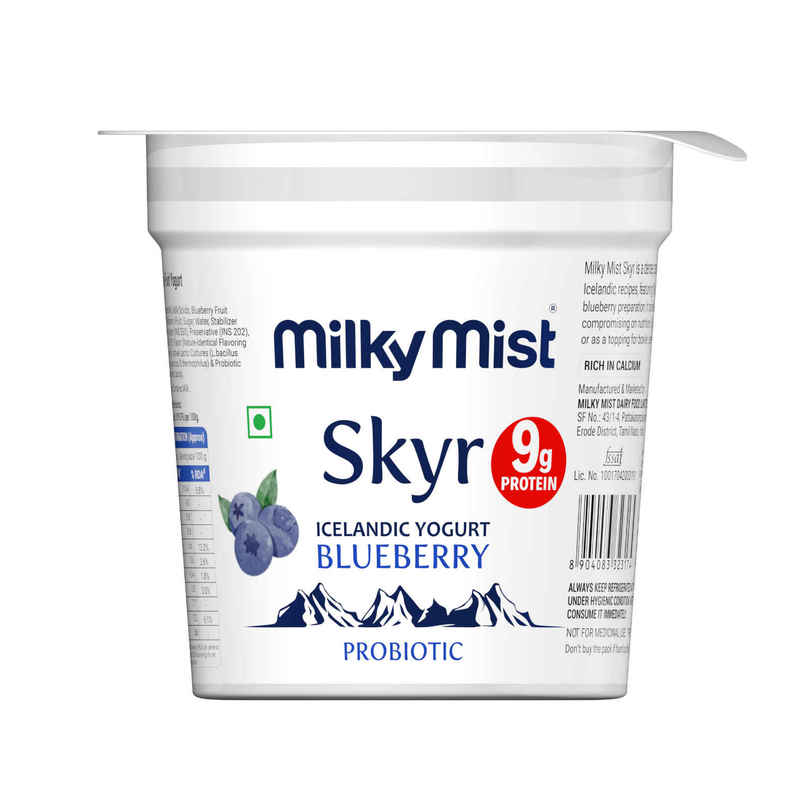 Milky Mist Skyr Blueberry Yogurt Milky Mist Skyr Blueberry Yogurt