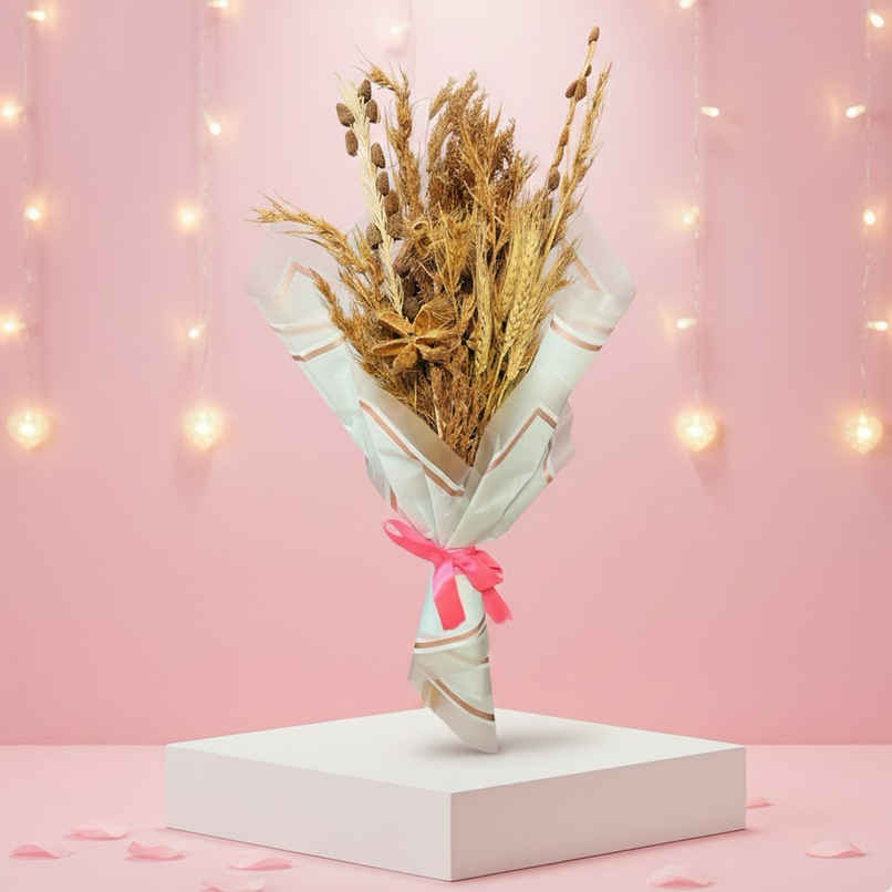 Dried Sindoor Love Flower Bouquet | Ideal for Gifting | Farmerr
