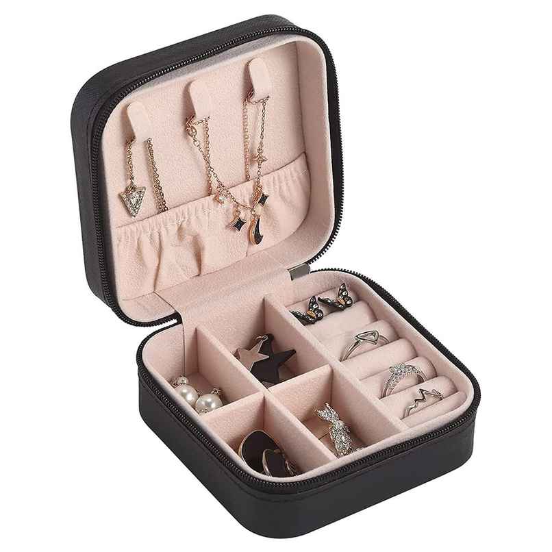 Scintillare By Sukkhi Jewellery Organiser Zipper Portable Storage Box Case Organizer | JB107109 Scintillare By Sukkhi Jewellery Organiser Zipper Portable Storage Box Case Organizer | JB107109