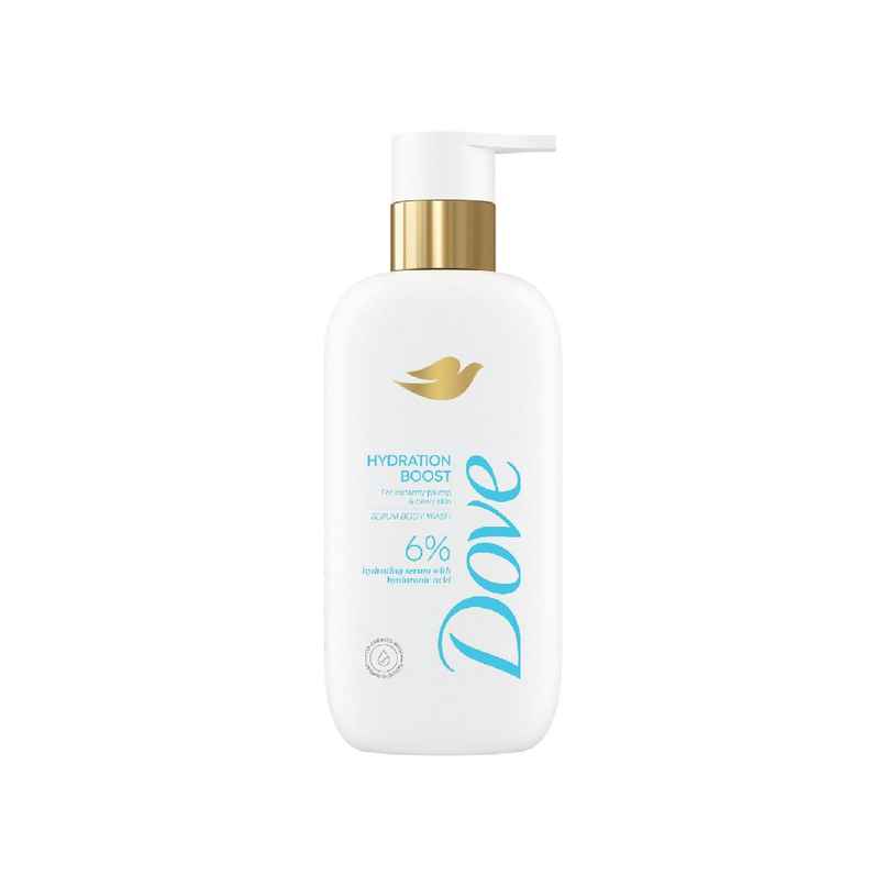 Dove 6% Hydrating Serum With Hyaluronic Acid Hydration Boost Bodywash Dove 6% Hydrating Serum With Hyaluronic Acid Hydration Boost Bodywash