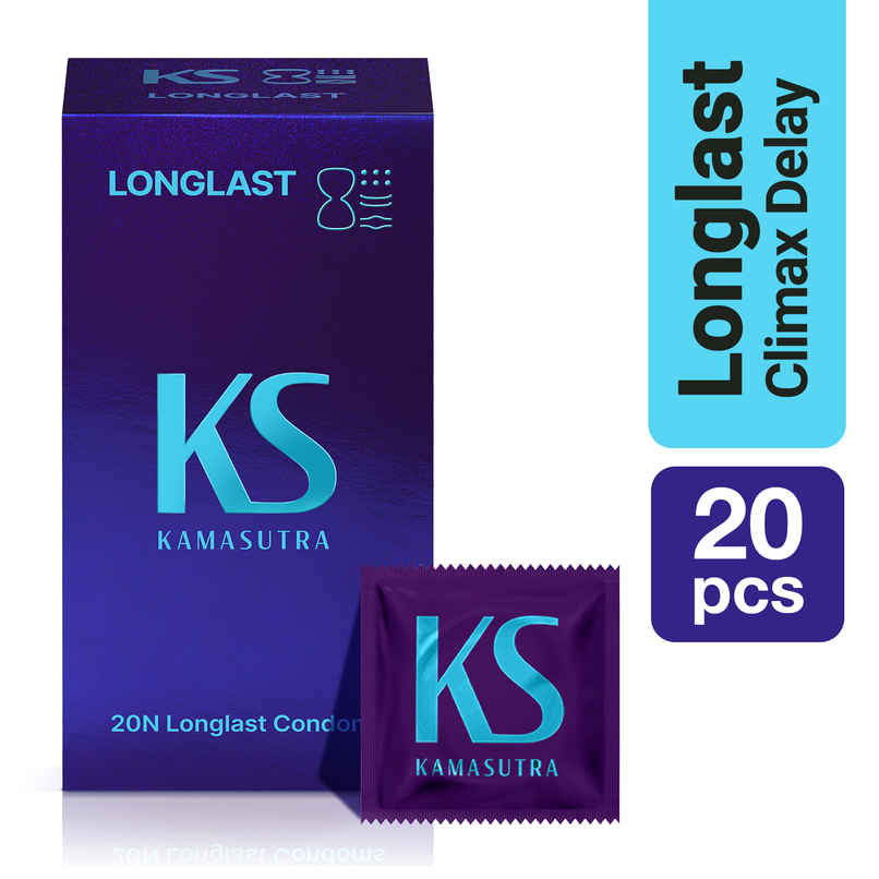 KamaSutra Longlast Condoms for Men | Safe & Comfortable