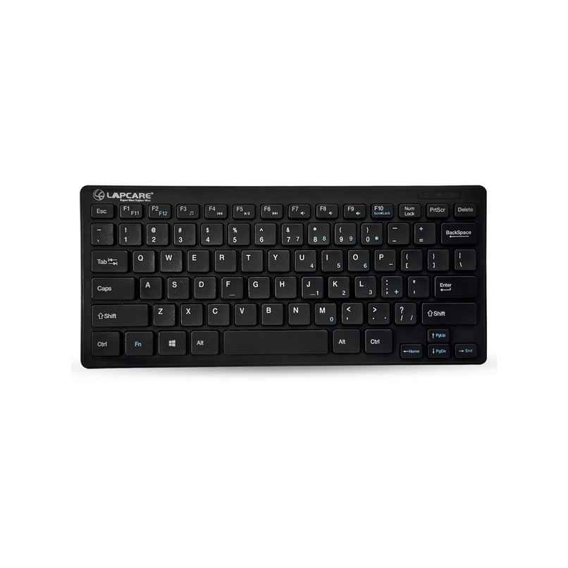 Lapcare Wireless Mini Keyboard | 2.4 GHz | 87 Keys | Compatible with Windows PC-Laptop-MAC Lapcare Wireless Mini Keyboard | 2.4 GHz | 87 Keys | Compatible with Windows PC-Laptop-MAC