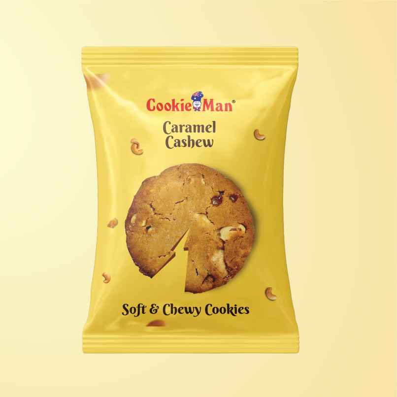 CookieMan Caramel Cashew Soft & Chewy Dessert Cookie CookieMan Caramel Cashew Soft & Chewy Dessert Cookie