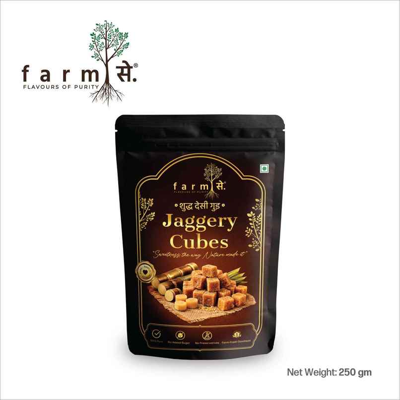Farmse Chemical Free & Pure Jaggery Cubes