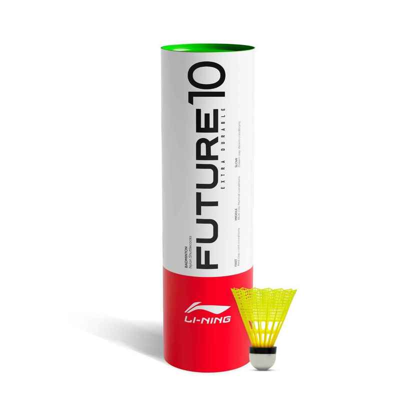 Li-Ning Future Nylon Shuttlecock Pack of 6 |Yellow Li-Ning Future Nylon Shuttlecock Pack of 6 |Yellow