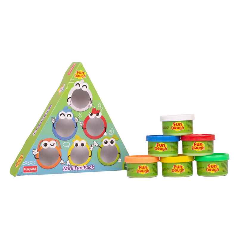 Fundough Mini Fun Pack, Play Dough, Child-Safe Clay Fundough Mini Fun Pack, Play Dough, Child-Safe Clay
