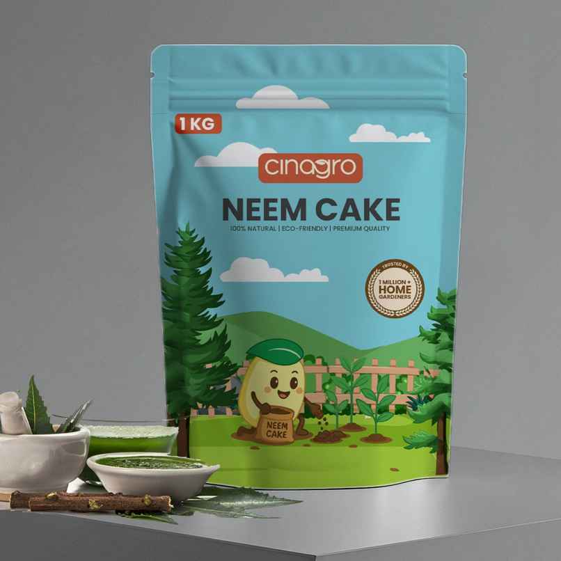 Cinagro Neem Cake Plant Fertilizer and Soil Enhancer Rich in Nitrogen, Phosphorus & Potassium