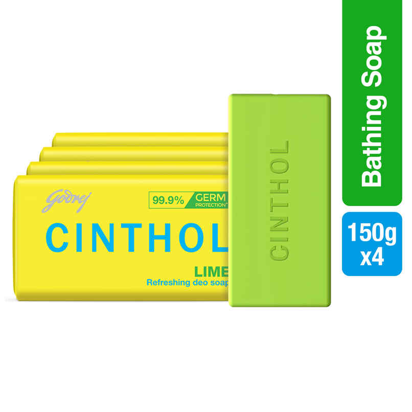 Cinthol Lime Bath Soap - Value Pack, For Men & Women