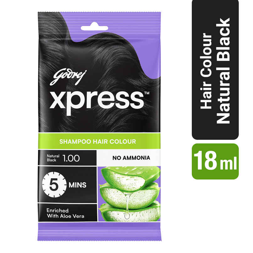 Godrej Selfie 5 Minute Shampoo Hair Colour Natural Black Godrej Selfie 5 Minute Shampoo Hair Colour Natural Black