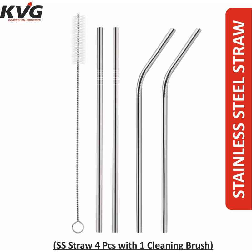 KVG Reusable Drinking Straw | Large Steel Straw | Cocktail Straw , Food Safe Straw