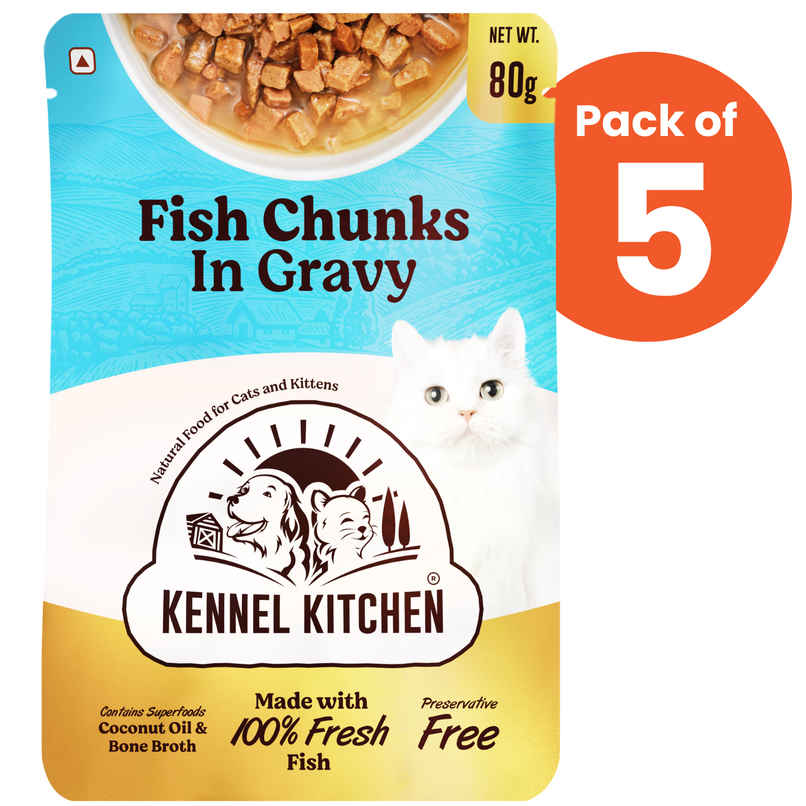 Kennel Kitchen Fish Chunks in Gravy Pack Kennel Kitchen Fish Chunks in Gravy Pack
