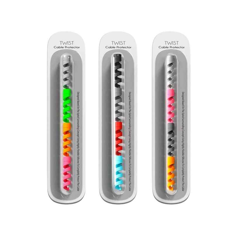AILKIN Spiral Charger Cable Protector | Data Cable Saver | Protective Covers