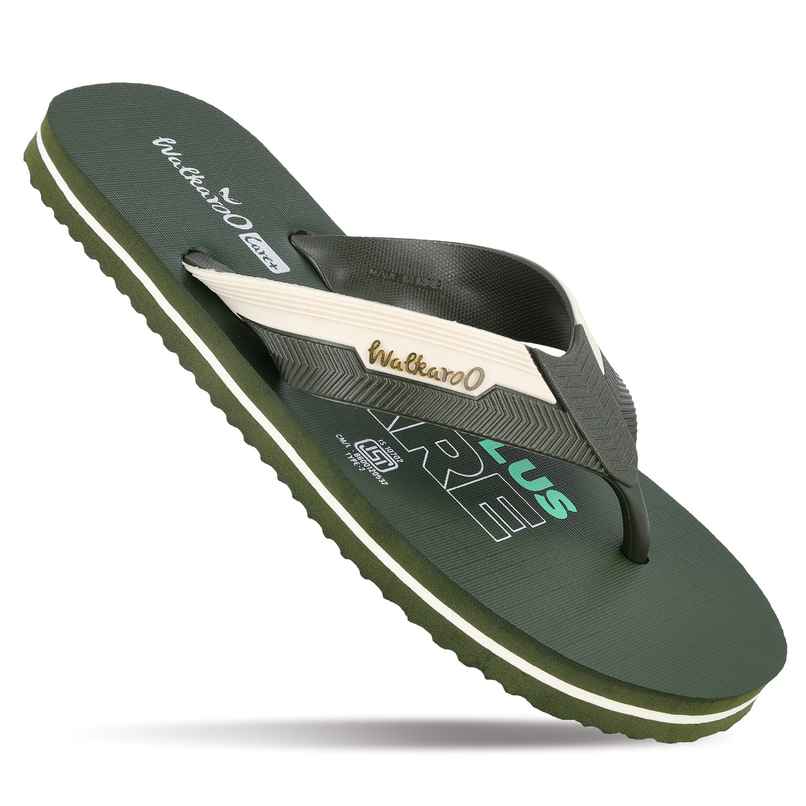 Walkaroo Men's Dailywear Hawai | HG153 Olive | UK 7