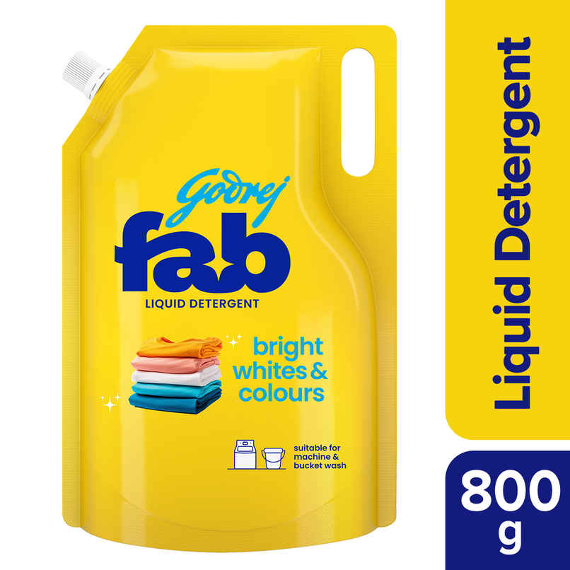 Godrej Fab Machine & Hand Wash Detergent Liquid Refill Pouch