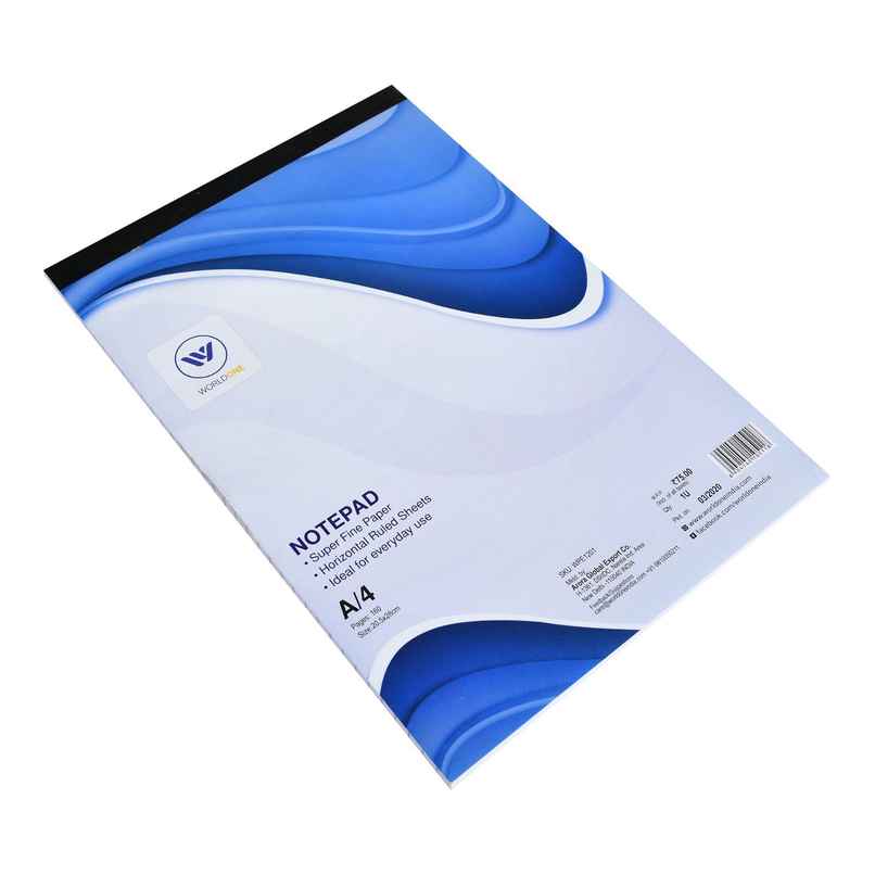 Worldone Ruled A4 Notepad | 160 Pages | 21 x 29.7 cm Worldone Ruled A4 Notepad | 160 Pages | 21 x 29.7 cm