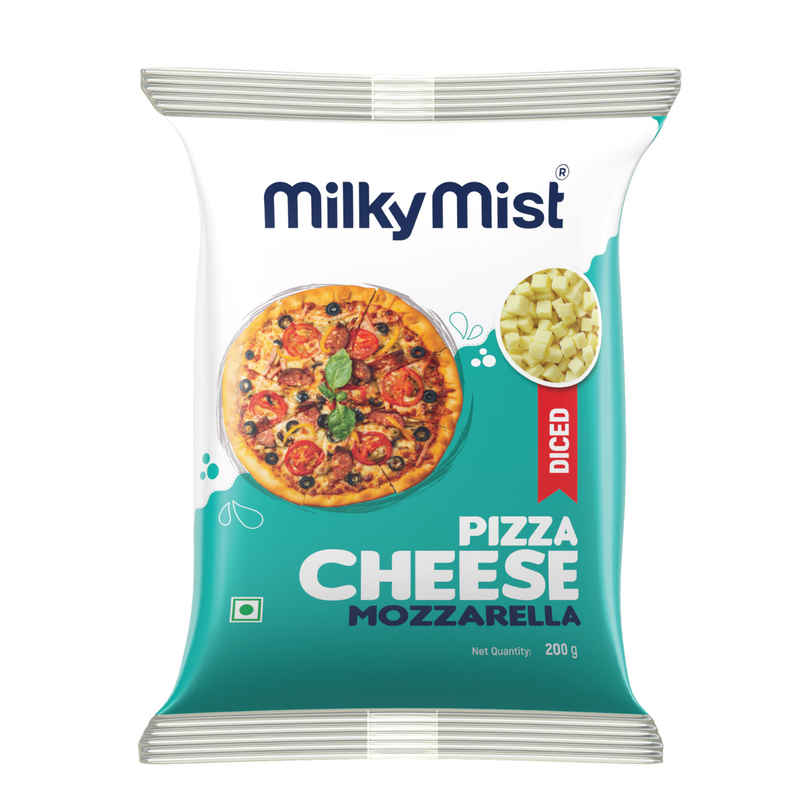 Milky Mist Mozzarella Diced Pizza Cheese