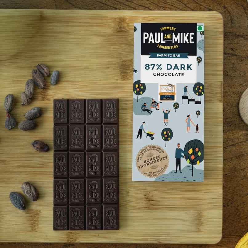 Paul And Mike 87% Dark Chocolate Paul And Mike 87% Dark Chocolate