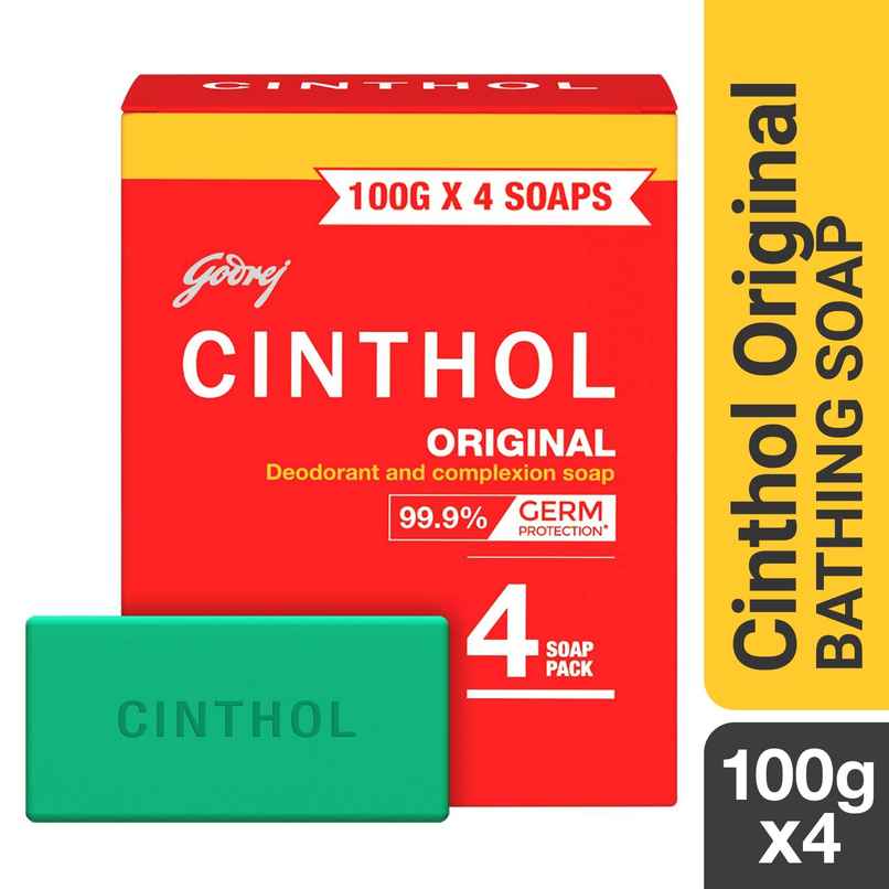 Cinthol Original Bath Soap - Value Pack, For Men & Women