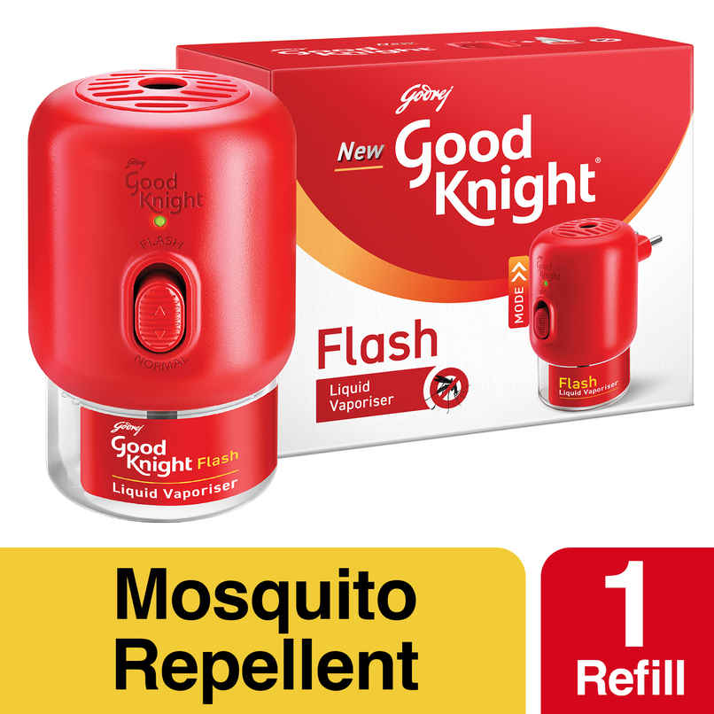 Good Knight Flash | Machine + 1 Refill | Liquid Vaporiser Mosquito Repellent Good Knight Flash | Machine + 1 Refill | Liquid Vaporiser Mosquito Repellent