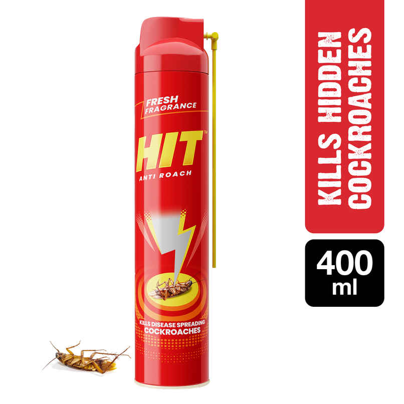 Hit Crawling Cockroach Killer Spray with Deep-Reach Nozzle Hit Crawling Cockroach Killer Spray with Deep-Reach Nozzle