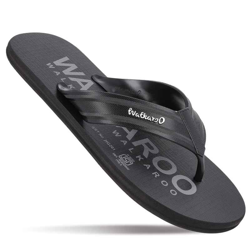 Walkaroo Men's Dailywear Hawai | HG201 Black | UK 9