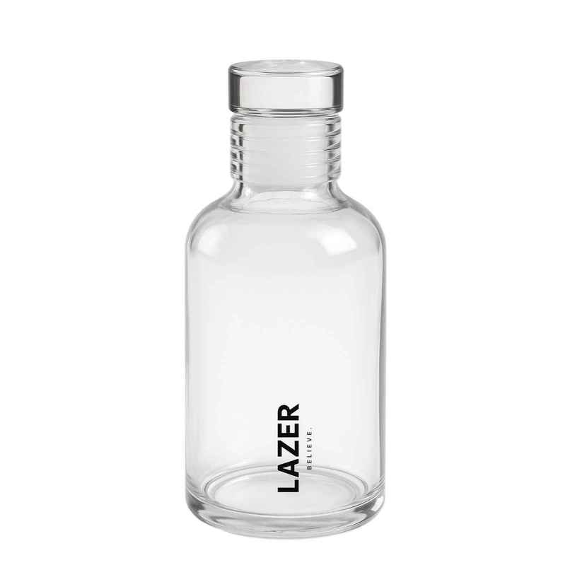 Lazer Pure Borosilicate Glass Water Bottle | BPA-Free, Eco-Friendly | Durable & Leak-Proof - 300 ml Lazer Pure Borosilicate Glass Water Bottle | BPA-Free, Eco-Friendly | Durable & Leak-Proof - 300 ml