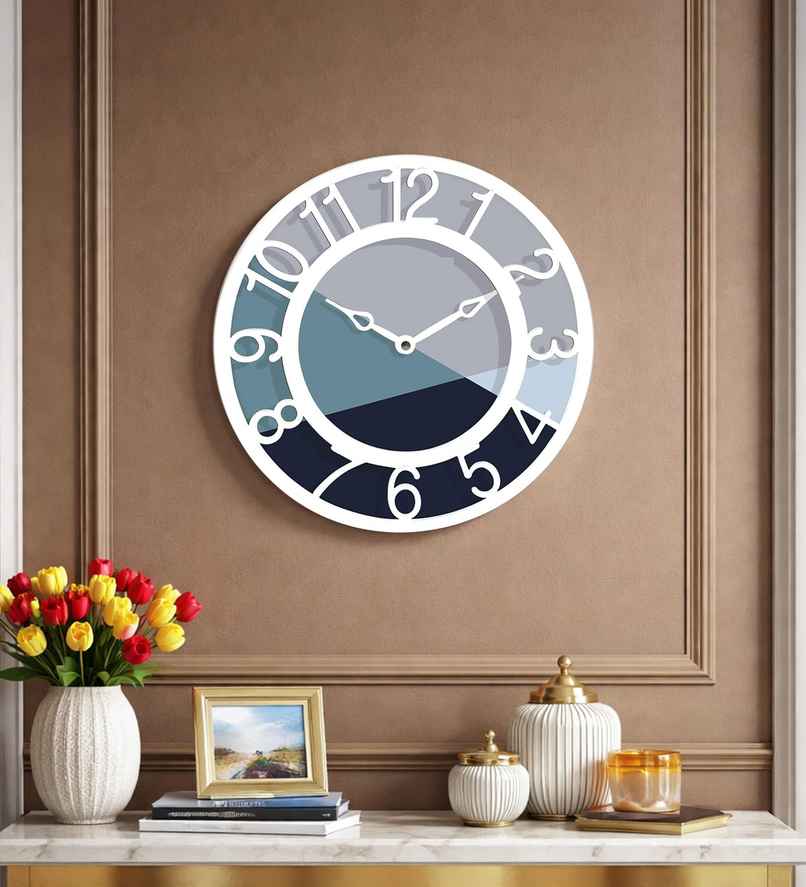 CasaCraft Pepperfry Table cum Wall Clock White Round Contemporary Modern Design for Decor Home CasaCraft Pepperfry Table cum Wall Clock White Round Contemporary Modern Design for Decor Home