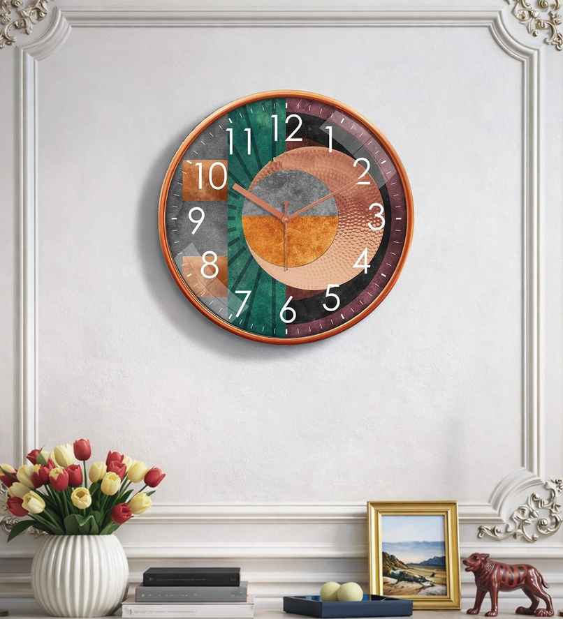 CasaCraft Pepperfry Wall Clock 12 Inch Multicolour Plastic Classic & Modern TikTok for Decor Home CasaCraft Pepperfry Wall Clock 12 Inch Multicolour Plastic Classic & Modern TikTok for Decor Home