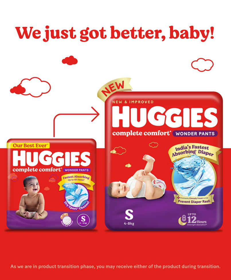 Huggies Wonder Pant Style Diaper | S | 16 pcs