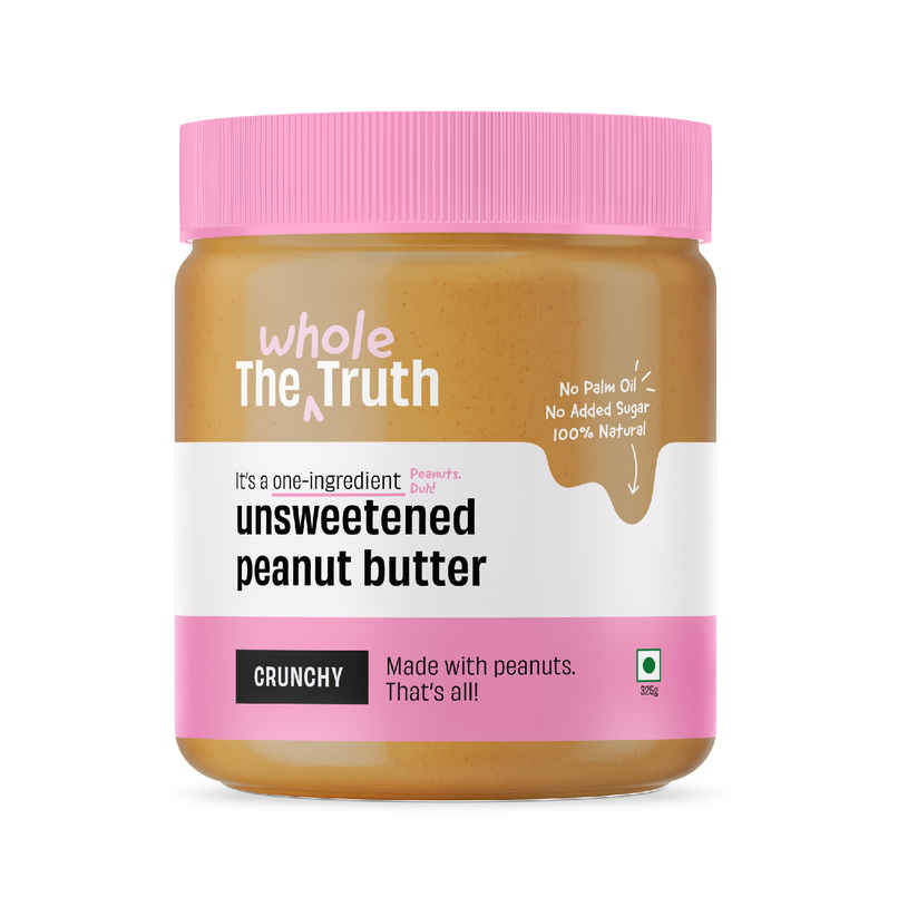 The Whole Truth Crunchy Unsweetened Peanut Butter