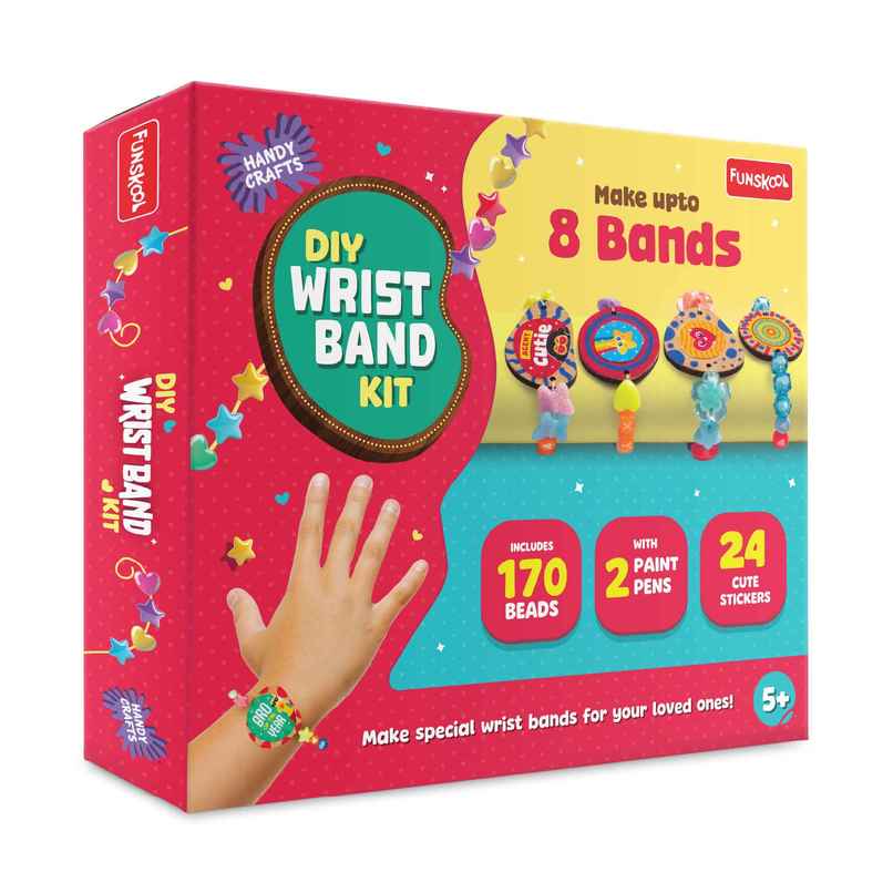 Funskool DIY Wrist Band Kit Arts and Crafts Set Funskool DIY Wrist Band Kit Arts and Crafts Set