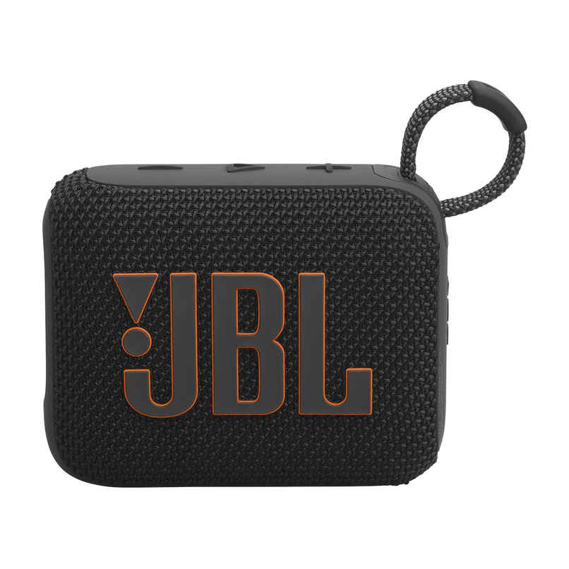 JBL Go 4, Wireless Ultra Portable Bluetooth Speaker,Without Mic, Pro Sound, Vibrant Colors, Water & Dust Proof, Type C - Black