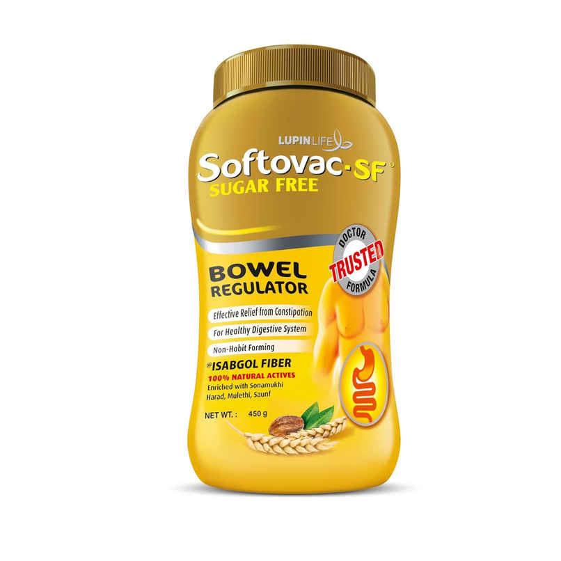 Softovac SF Isabgol Powder | Bowel Regulator Relief From Constipation Softovac SF Isabgol Powder | Bowel Regulator Relief From Constipation
