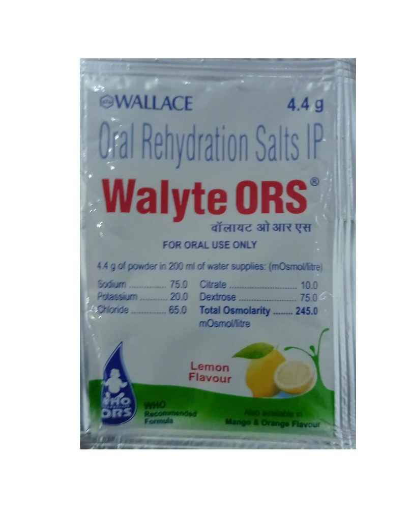 Walyte ORS Lemon Flavour Sachet Walyte ORS Lemon Flavour Sachet