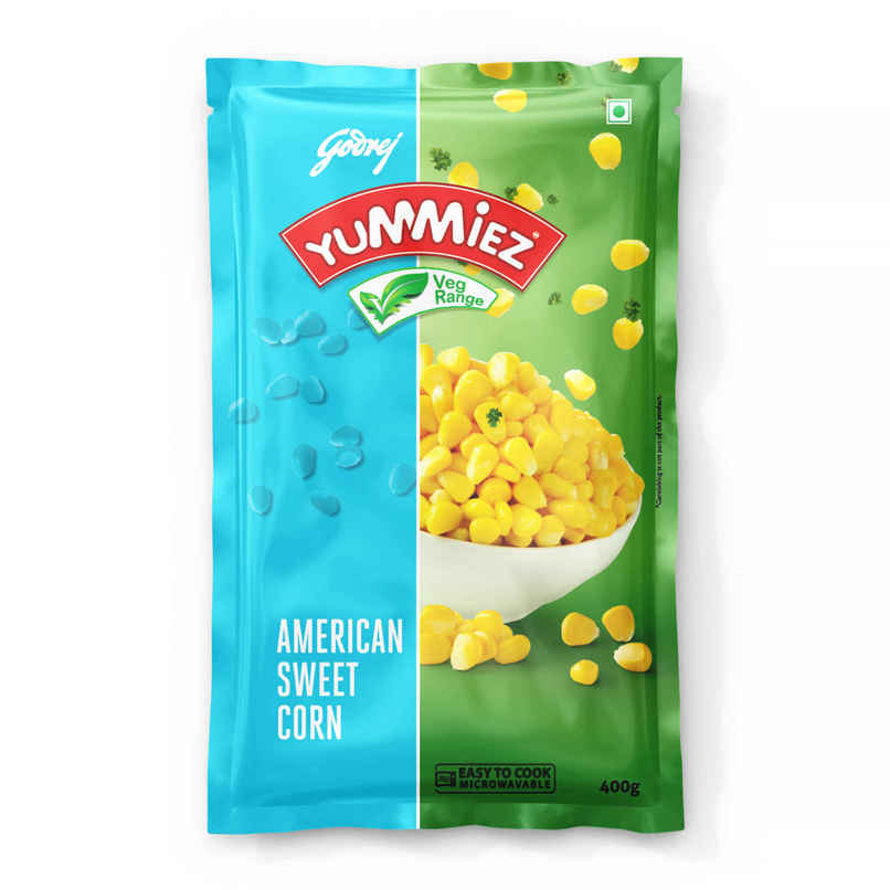 Godrej Yummiez American Sweet Corn | Freshly Frozen Godrej Yummiez American Sweet Corn | Freshly Frozen