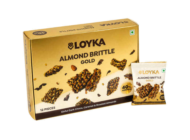 Loyka Almond Brittle Gold