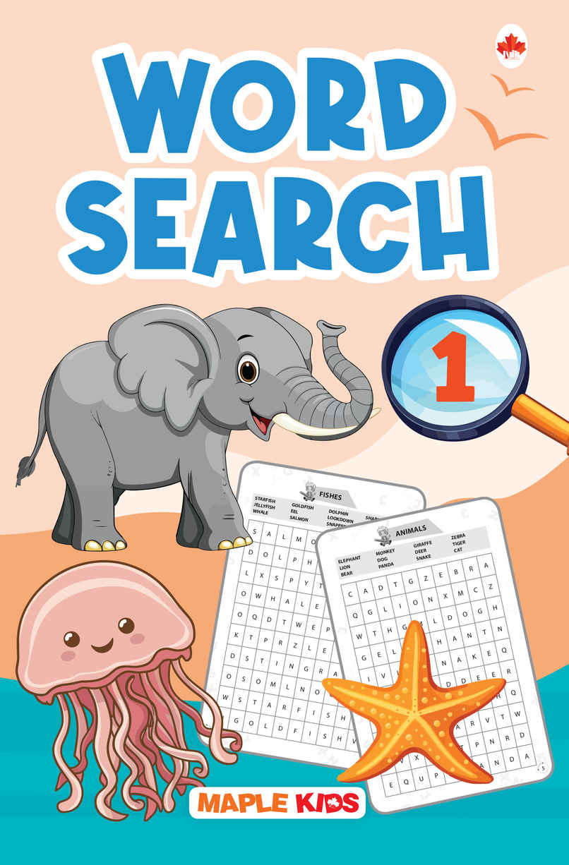 Maple Press Activity Book for Kids - Word Search 1 | Word Search Book for Children | Early Learning Maple Press Activity Book for Kids - Word Search 1 | Word Search Book for Children | Early Learning