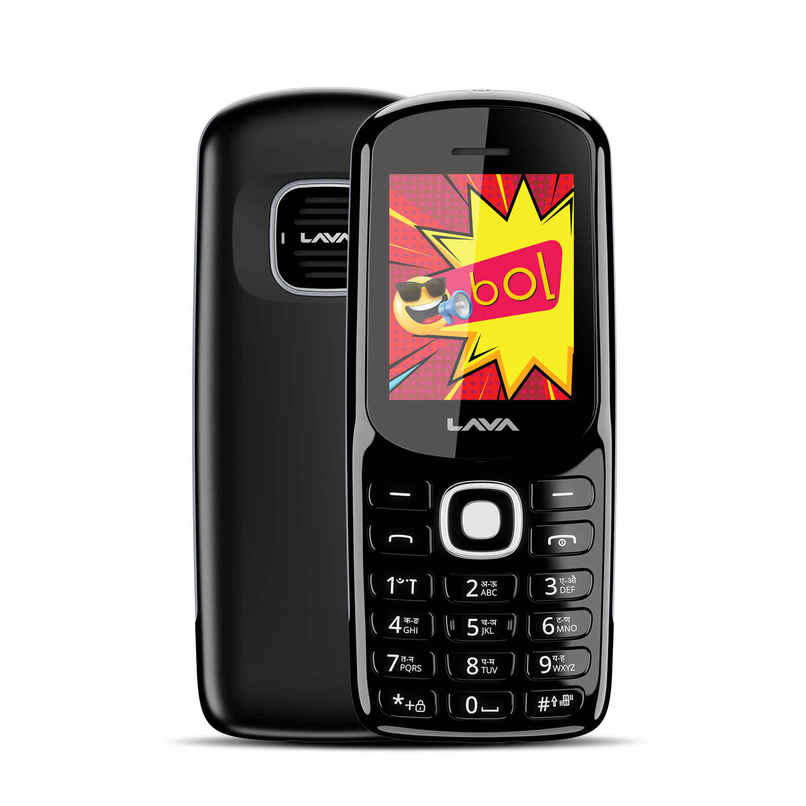 Lava A1 Josh with BOL Feature Dual Sim Keypad Mobile Phone | Long-Lasting Battery | Black