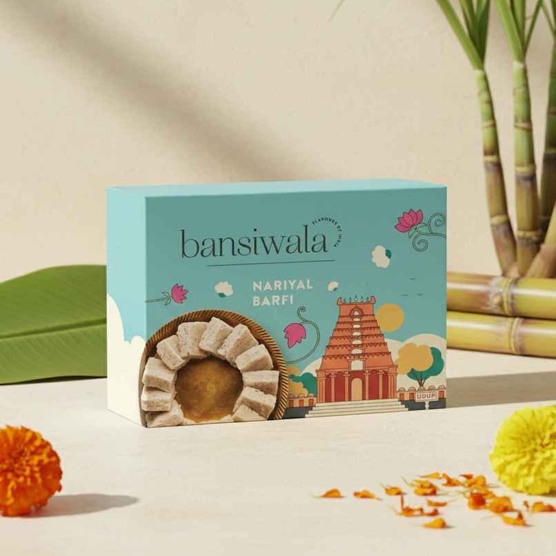 Nariyal Barfi | Coconut Burfi by Bansiwala